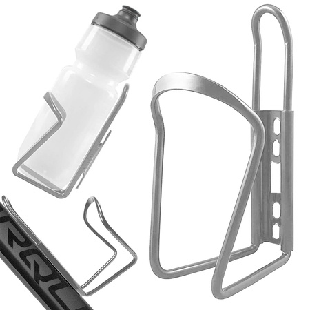 Uchwyt koszyk na bidon butelkę napój do roweru napój aluminiowy rowerowy