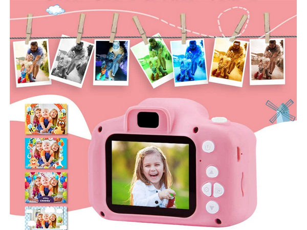 Aparat cyfrowy dla dzieci z grami kamera gry kotek