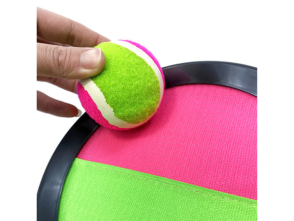 Catch ball gra na rzepy rzucaj łap paletki + piłka