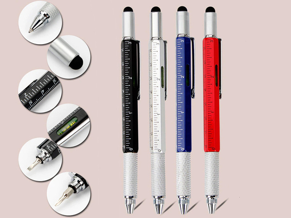 Długopis wielofunkcyjny śrubokręt multitool 6w1