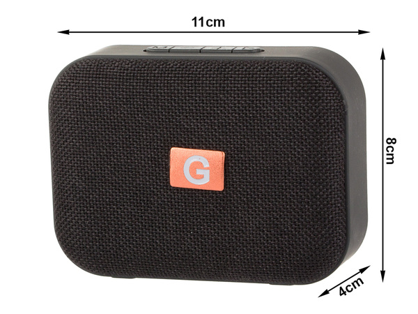 Głośnik bluetooth mini bezprzewodowy radio fm usb mp3 przenośny bas mobilny