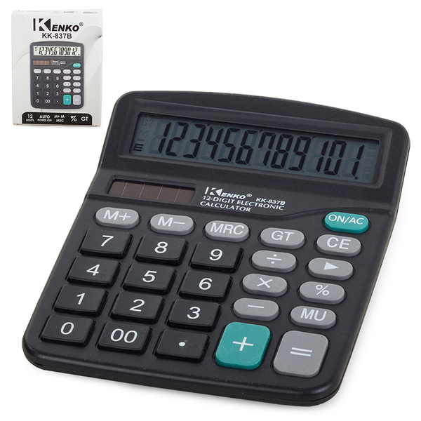 Kalkulator biurowy 12 cyfr szkolny kalkulatory