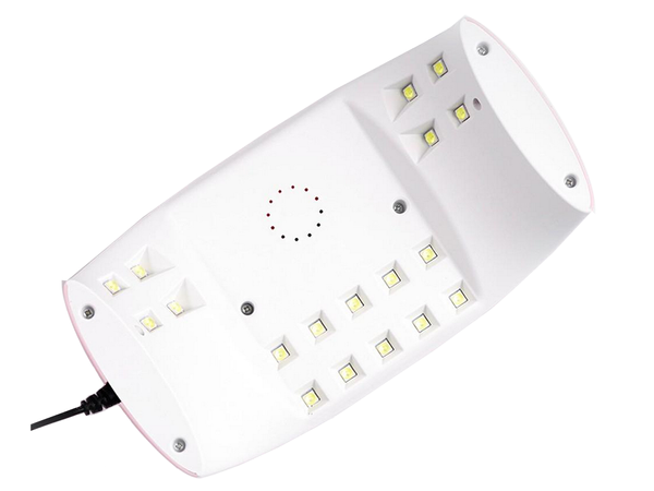 Lampa do paznokci uv 18 led 54w hybrydy żele dual