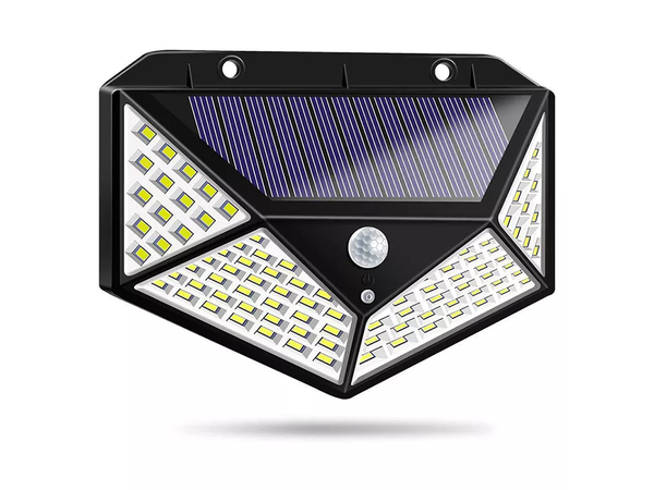 Lampa solarna 100 led z czujnikiem zmierzchu ruchu