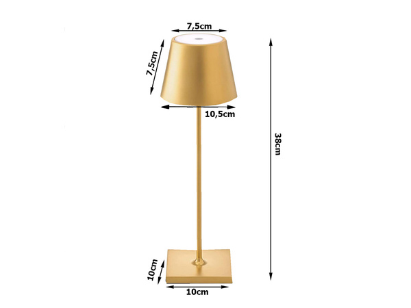 Lampka nocna stołowa dotykowa lampa 3 stopniowa wysoka bezprzewodowa usb