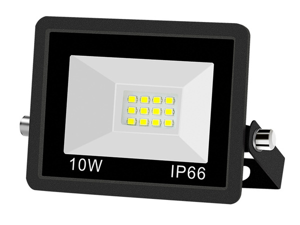 Naświetlacz halogen reflektor led 10w 6000k zewnętrzny wodoodporny ip66