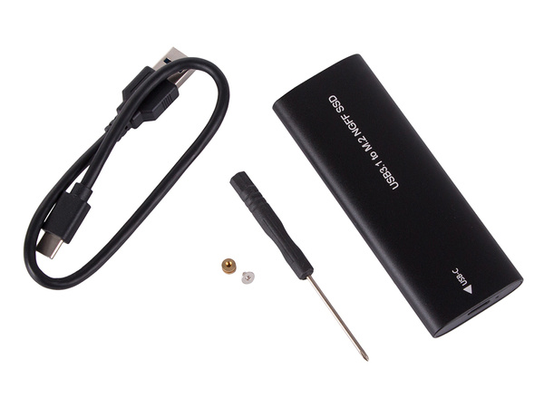 Obudowa adapter dysku kieszeń m.2 sata ngff usb 3.1 usb typ-c 2230-2280mm