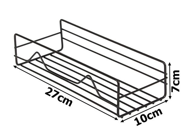 Półka łazienkowa do łazenki pod prysznic prysznicowa loft wisząca metalowa