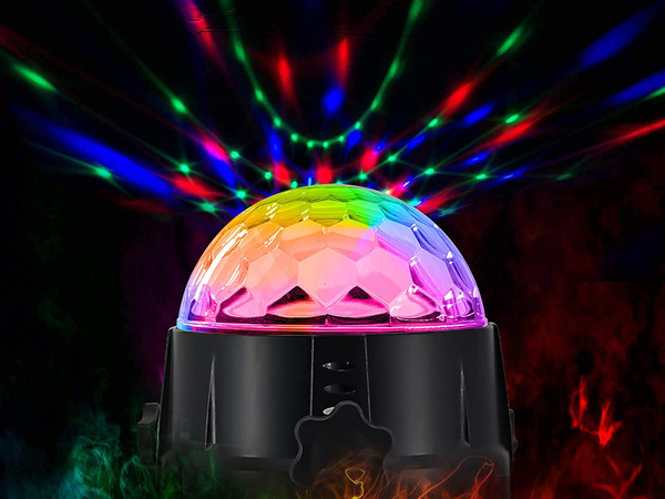 Projektor dyskotekowy kula disco reflektor led rgb