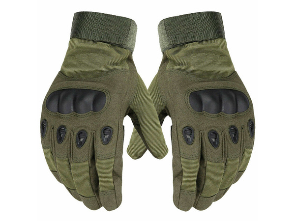 Rękawiczki taktyczne wojskowe survival rękawice xl bojowe z ochroną kostek