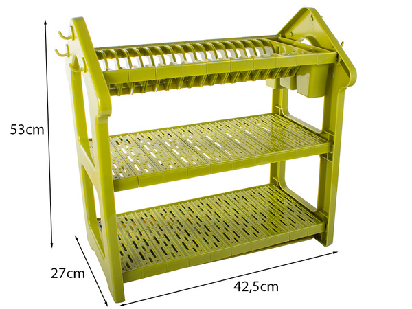 Suszarka do naczyń ociekacz kuchenny 3 poziomy