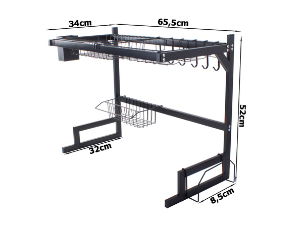Suszarka do naczyń ociekacz nad zlew sztućce loft