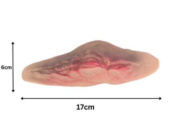 Sztuczna rana podcięte gardło z 10ml sztucznej krwi dodatek na halloween