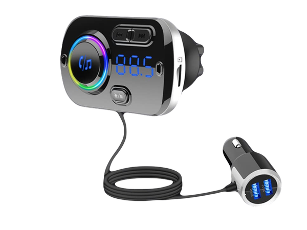 Transmiter fm bluetooth usb 5.0 wielofunkcyjny 8w1