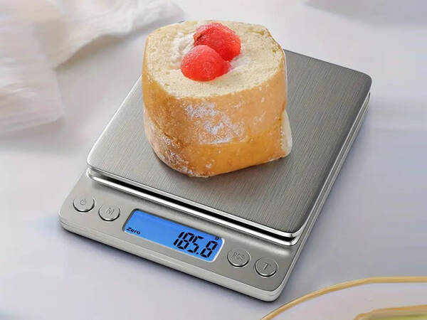 Waga jubilerska kuchenna 2000g 2kg lcd cyfrowa 0,1g precyzyjna gramowa