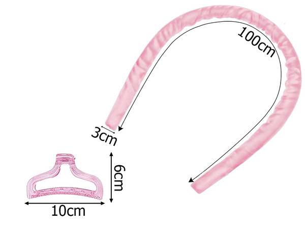 Wałek do kręcenia loków papiloty lokówka włosów stylizacji z gumką klamrą