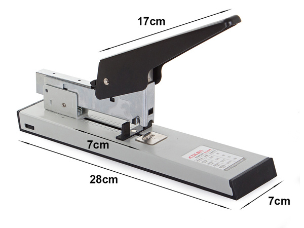 Zszywacz biurowy duży solidny metalowy 100 kartek