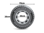 Duże koło 70cm dmuchane dla dziecka dorosłego do pływania w wodzie basenie