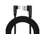 Kabel przewód usb usb-c typ c kątowy do ładowania qc do telefonu 1m