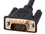 Kabel vga - hdmi 1,3m gold złote złącza full hd przewód d-sub