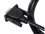 Kabel vga - hdmi 1,3m gold złote złącza full hd przewód d-sub