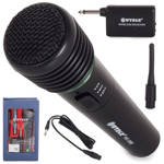 Karaoke Mikrofon Bezprzewodowy + Stacja + Przewód!