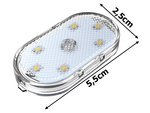 Lampka 6 led rgb do samochodu oświetlenie wnętrza dodtykowa bezprzewodowa