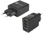 Szybka ładowarka sieciowa 4xusb quick charge 3.0