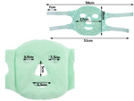 Żelowa maska chłodząca na twarz ogrzewająca relksująca okład na oczy żel