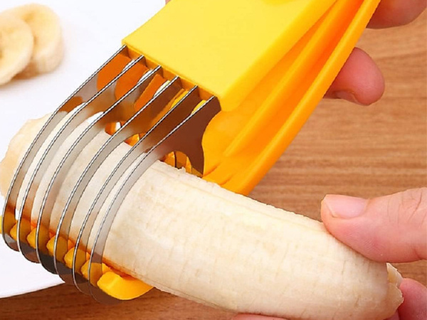 Banana fructe slicer slicer cuțit fructe