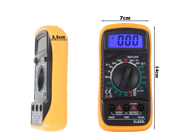 Contor de curent digital multimetru tester de tensiune