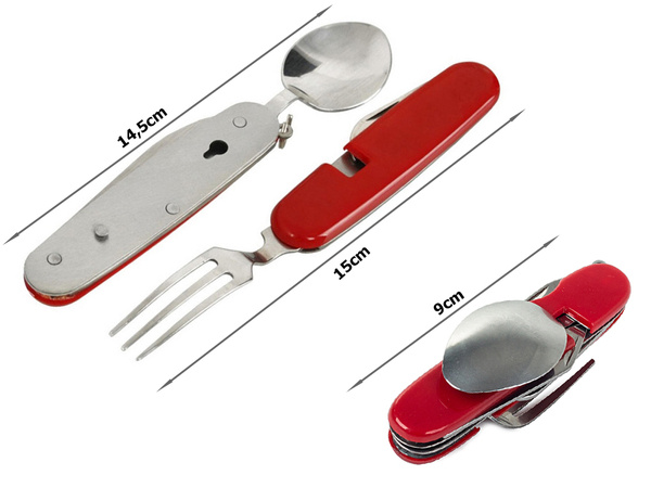 Exigențele turistilor skulls scissorer 4in1 spoon