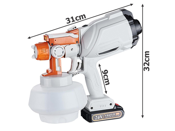 Pistol de vopsire fără fir fără fir 120w