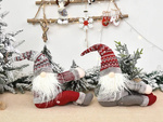 Christmas gnome gnome cortina hook-and-loop fastener