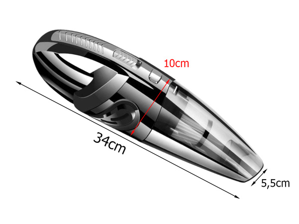Аккумуляторный ручной автомобильный пылесос 120w