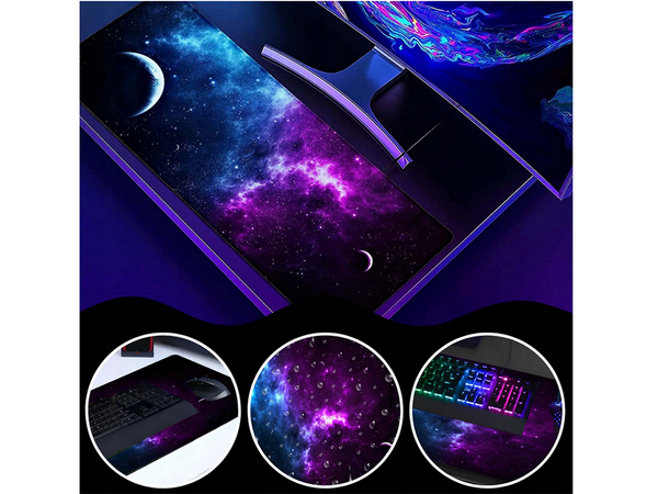 Коврик для мыши gaming desk pad xxl cosmos stars 90x40 thick