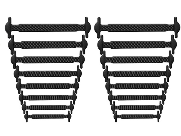 Силиконовые шнурки для обуви без привязки 16шт