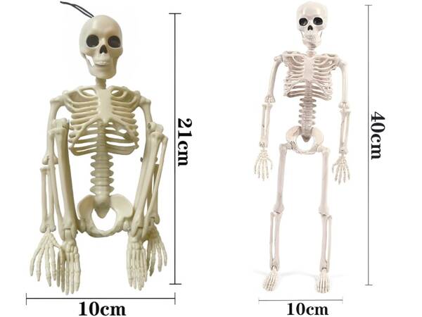 Человеческий скелет висит 40 см хэллоуин украшения искусственный скелет