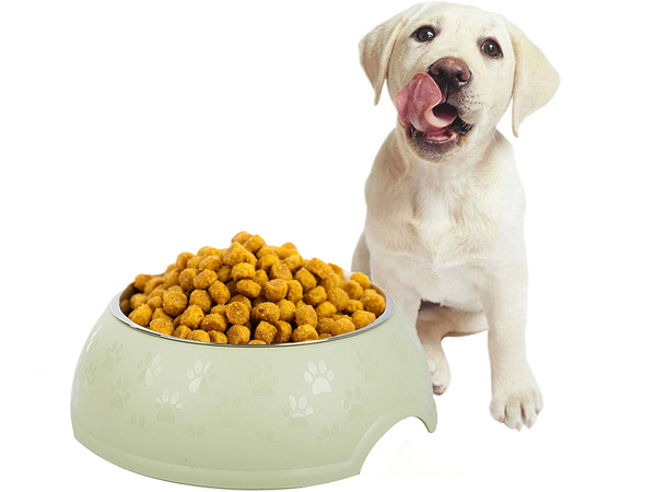 1200ml metal dog cat feeding bowl large