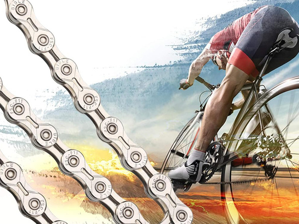 Bike chain 116 размеров 1/2x3/32 6/7/8 range + cutting bracket