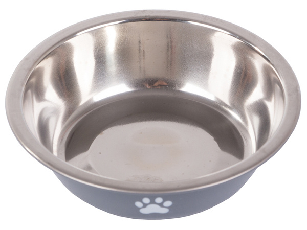 Dog cat food water bowl metal anti-slip pot large 700ml