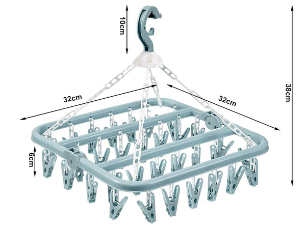 Sock dryer вешалка для нижнего белья 32x clips set
