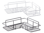 Лофт угловой ванной душевая полка висит 2x крюк