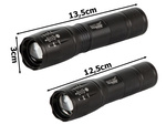 Тактический фонарь bailong zoom cree led q3 uv тест