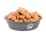 Dog cat food water bowl metal anti-slip pot large 700ml