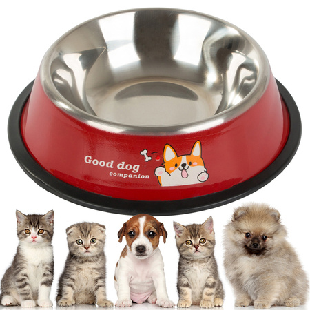 Kovový anti-slip dog bowl 150ml