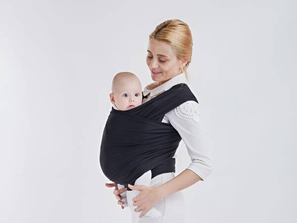 Baby sling baby carrier dihanje tkanine vozel