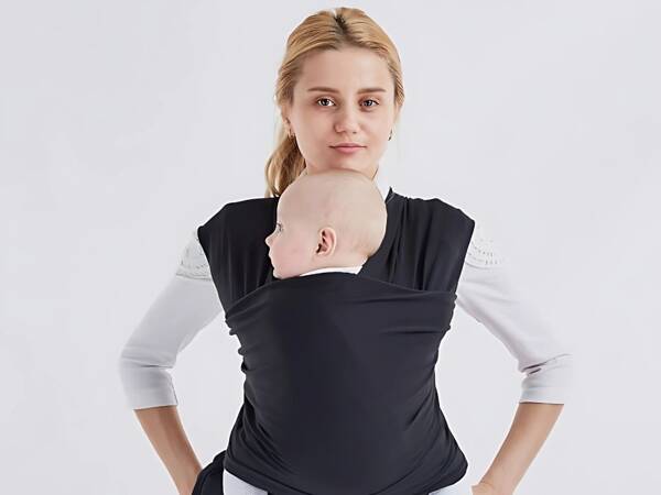 Baby sling baby carrier dihanje tkanine vozel