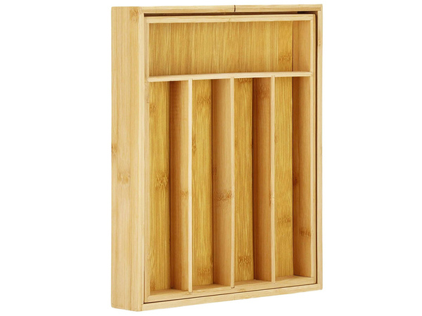 Organizator predalov za kuhinjske mize bambus 7 door 39cm l