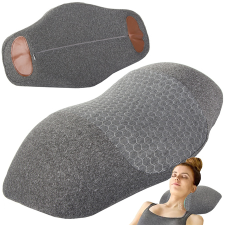 Almohada ortopédica para dormir bajo el cuello soporte de espuma perfilada